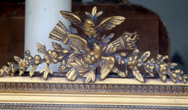 fein gearbeiteter Transitionsspiegel 18.Jhdt | Oellers Antik ♦ Antike